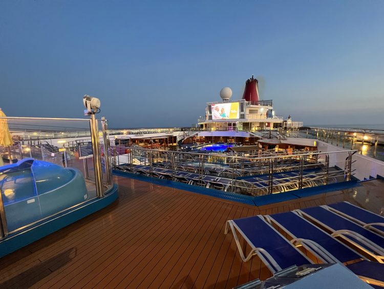 Cruise Shorts - Towel Animal Heaven on the Lido Deck Aboard the Carnival Freedom Cruise Ship