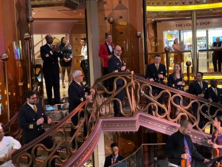 Carnival Cruises - Carnival Elation Captain's Welcome Reception and Toast
