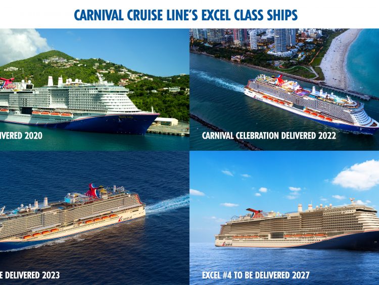Carnival Corporation Orders Fourth Excel-Class Ship for Carnival Cruise Line