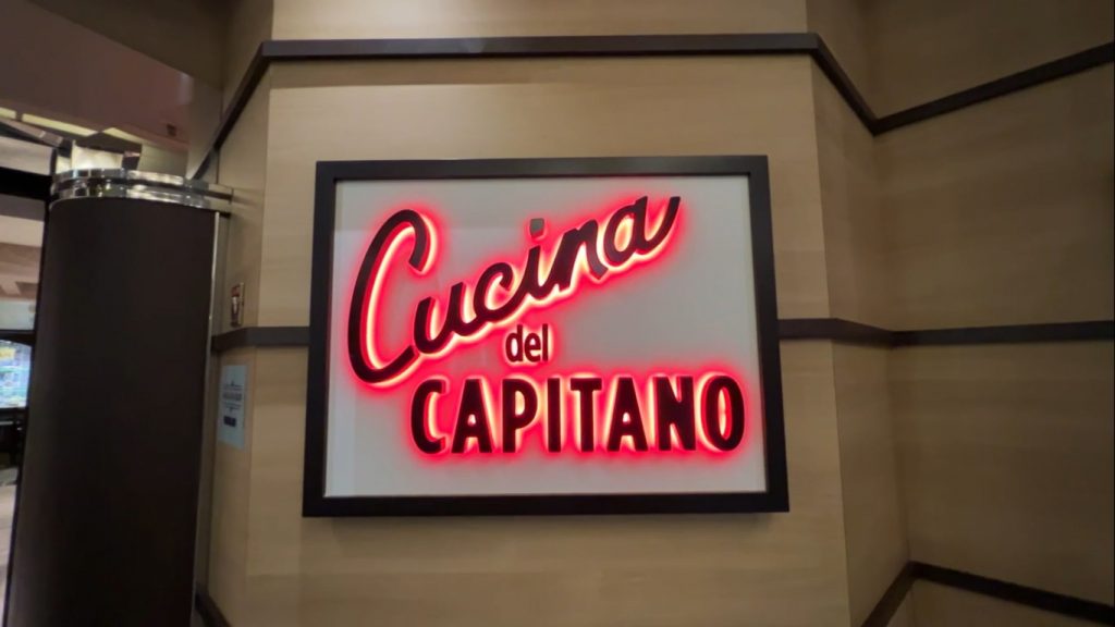 Cruise Dining - Carnival's Cucina del Capitano Italian Premium Dining